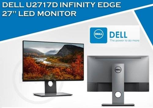 Dell U2717D 27" WQHD (2560x1440) IPS Anti-Glare InfinityEdge HDMI Desktop Monitor