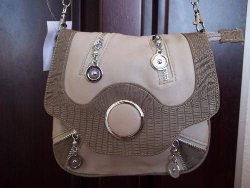 **Gorgeous ladies designer style hand bag Coffee//Grey. Trendy and fashionable. A great Buy!