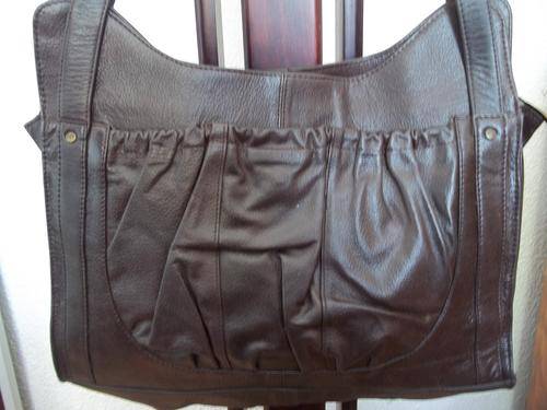 *Only One!*NEW ARRIVALS***Stunning 100%  Genuine leather LARGE  Hand Bag in  BROWN . A great buy!.