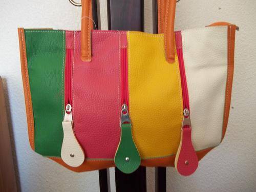 **LATE ENTRY**Colorful PU leather Ladies bag Bag in ORANGE.For a fun day out. A Great buy!