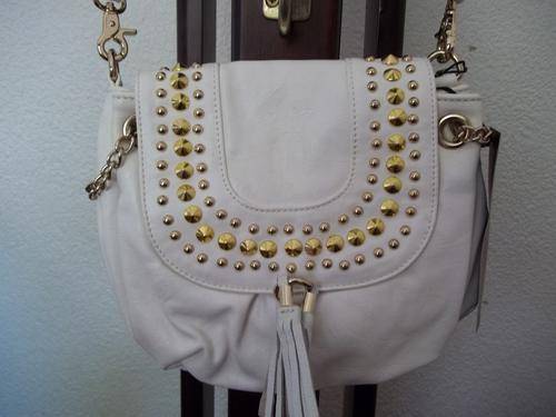 NEW AUTHENTIC **ALDO ROSSY**designer BAGS From ITALY-HIGH QUALITY, GREAT DESIGN- WHITE