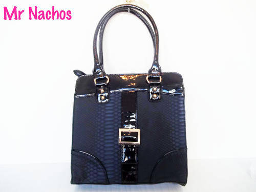 **Late entry**LATEST TREND** mock Snake skin PATENT**designer BAGS From ITALY-For the STYLISH women-