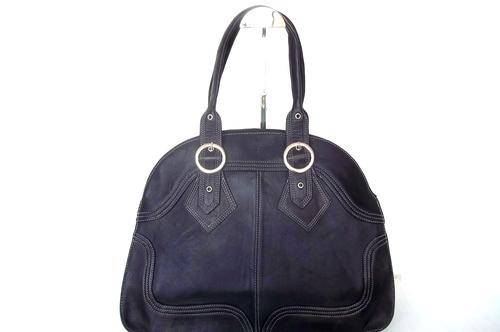 *Only one*Stunning large REAL LAMB LEATHER HAND BAG in Classic Black- Great quality, great Buy!