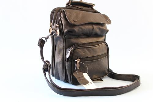 100% Genuine leather Shoulder/Messanger Bag- Enough room for all essentials!