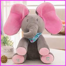 *LAST FEW*Magical Singing Peek-A-Boo Elephant Plush Doll-Just too adorable-Best gift this Christmas!
