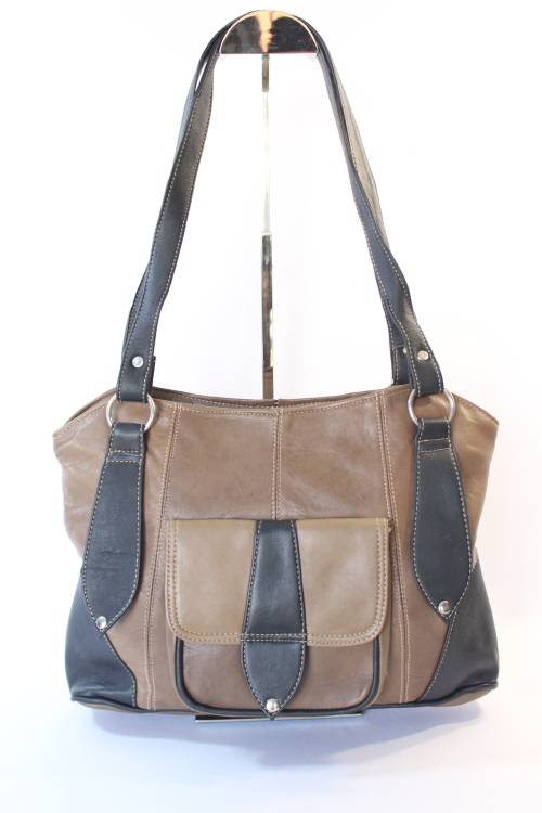 Stunning 100% Geniune LAMB LEATHER HANDBAG - Classical style!