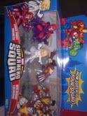 Original MARVEL SUPER-HERO SQUAD- "MAGNETO*wolverine*EMMA FROST*colossus*