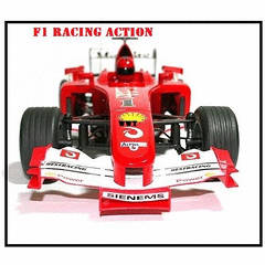 **LARGE 1:10th Scale** Red F1 Radio Control race car - Comes with 4 spare racing tyres