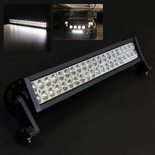 21.5" 120W 40 LED Offroad Light Bar Flood+Spot Beam Jeep/Truck/SUV/ATV Work Lamp
