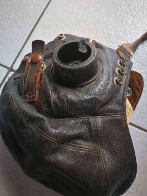 WW2 Pilot Helmet, Pilot wings, 303 Bandolier and 303 Clips