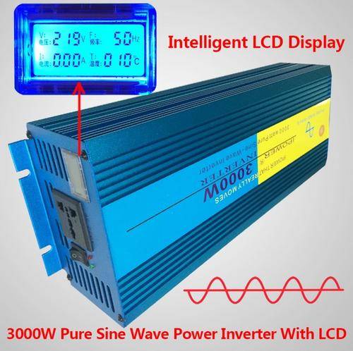 POWER INVERTER - 3000W PURE SINE WAVE DC12V to AC220V Inverter