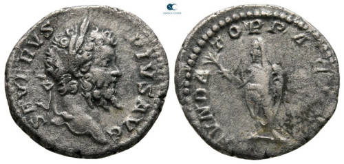 Ancient Silver Roman coin |  Septimius Severus denarius (Holiday Sale)