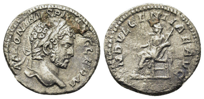 Ancient silver Roman coin | Emperor Caracalla, Rome issue