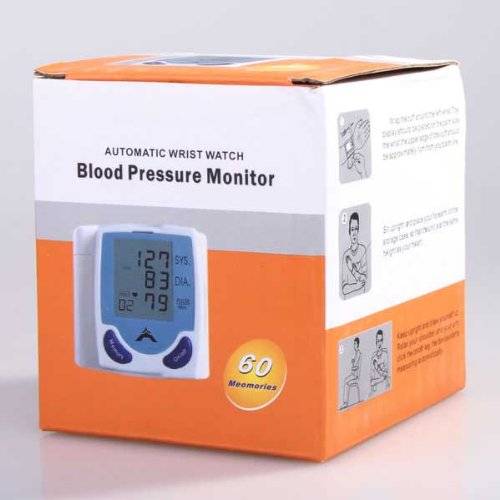 Fully automatic Digital Wrist Blood Pressure Monitor & Heart Rate Monitor