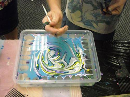 MARBLING - Playing with Colours Not Just Art - THERAPHY !!!