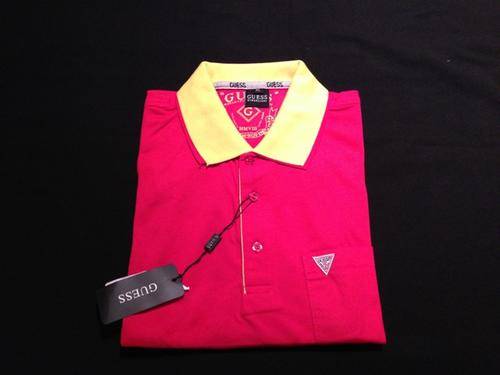 GUESS Double Collar Mens Golfer - XX Large Slim Fit