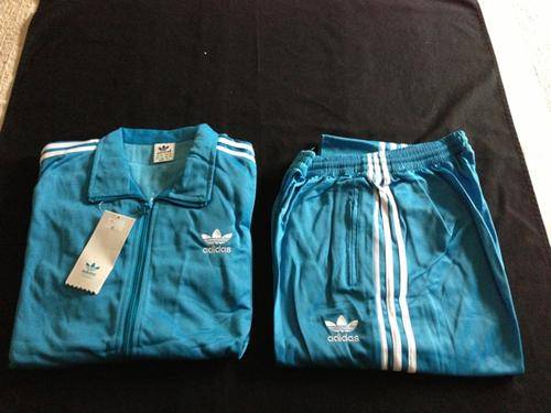 ADIDAS Full Tracksuit : Top & Bottom - X Large Slim Fit