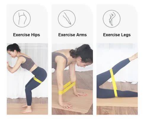 FIT SIMPLIFY RESISTANCE LOOP EXERCISE BANDS FOR HOME FITness, STRETCHING, STRENGTH TRAINING, PHYSICA