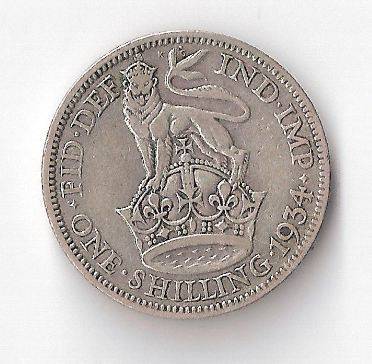 1934 One Shilling! ***CRAZY R1 Auction!***