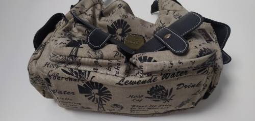Cotton Road sling bag, CLOSING DOWN SALE canvasandlether, size: 28x26x13cm