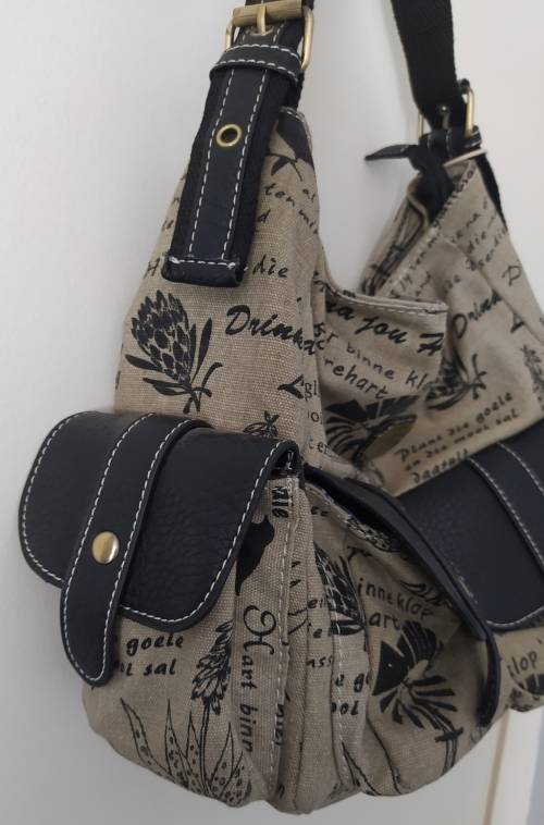 Cotton Road sling bag, CLOSING DOWN SALE canvasandlether, size: 28x26x13cm
