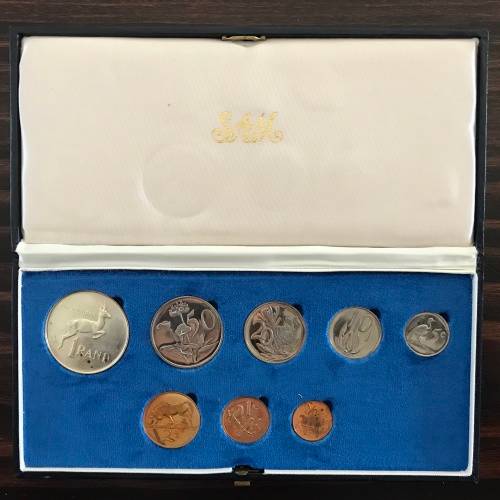 1980 SA Proof Set in Original SA Mint box (Mintage 5000)