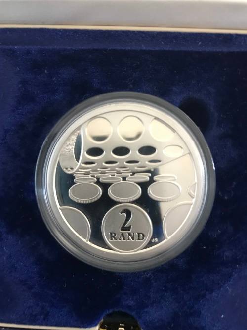 1992 SA Silver R2 Proof Coin Technology (Mintage 6688)