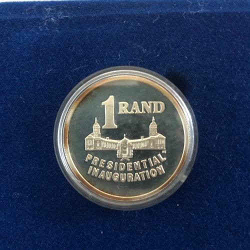 1994 Proof R1 Silver Presidential Inauguration in Blue Box (Mintage 6269)(With Steps)