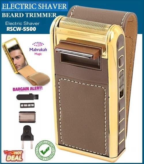 ***KEMEI***2 IN 1 RECHARGEABLE ELECTRIC SHAVER & BEARD TRIMMER***THE GIFT EVERY MAN NEEDS!!!