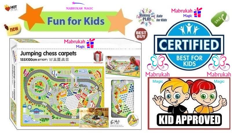 ***LAST 1 ON AUCTION***JUMPING CHESS CARPET***FAVOURITE FUN DEAL!!!BID PER ITEM!!!