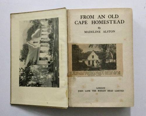 From an Old Cape Homestead - Madeline Alston. Hardcover no dj, 1st Ed. 1929