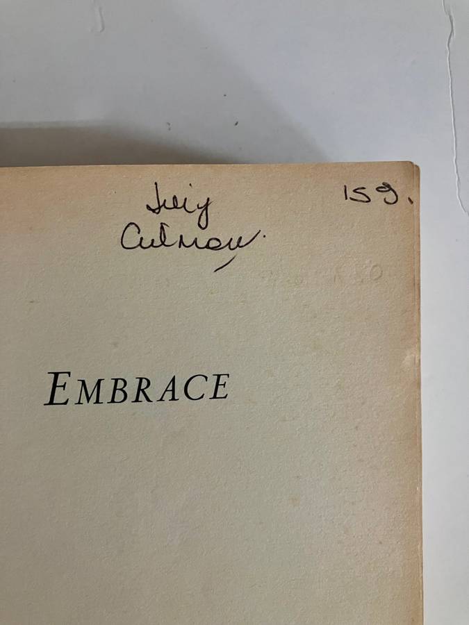 Embrace - Mark Behr. Softcover, 1st Ed. 2000