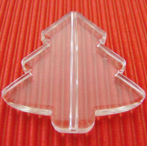 40mm Acrylic Crystal Christmas Tree Bead