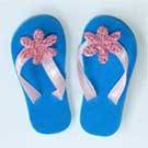 HUGE SPECIAL - 50% OFF - BLUE FLIP FLOP EMBELLISHMENTS
