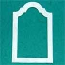 HUGE SALE - 50% OFF - WHITE ARCHED FRAME