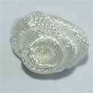 HUGE SALE - 50% OFF - WHITE ORGANZA ROSE FLOWER BUD