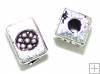 METAL BEAD/SPACER  SMALL CUBE