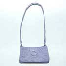 Lilac Handbag with Shoulder Strap