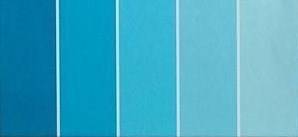 15cm x 15cm Shades of Blue Cardstock Pack, 200Gr (Pack of 5 Sheets)