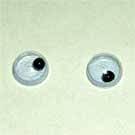 7mm Paste-On Eyes (20 Pieces per Pack)