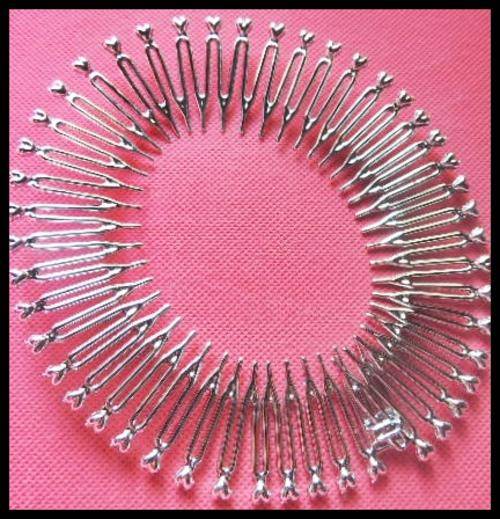 Comb Headband Silver