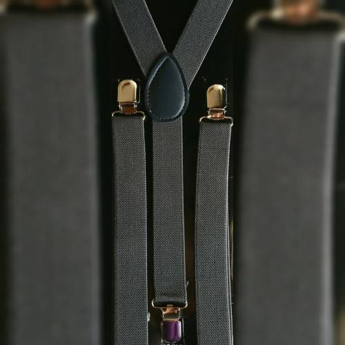 Grey Suspenders