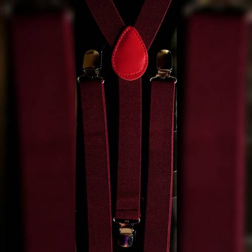 Maroon Suspenders