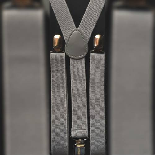Light Grey Suspenders