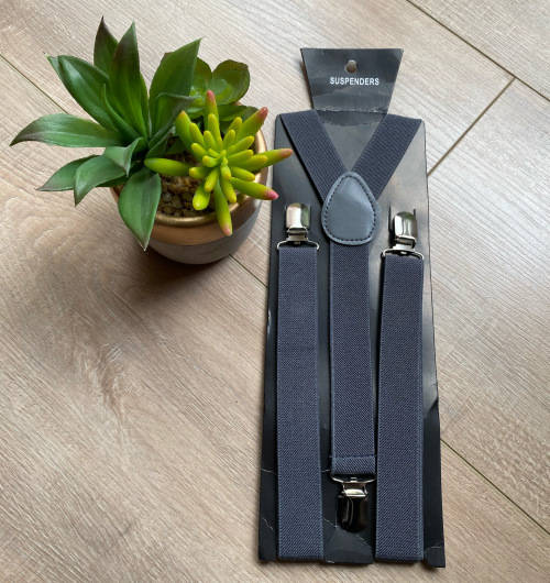 Grey Suspenders