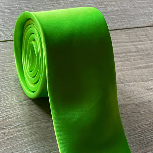 Neon Thin Green Tie