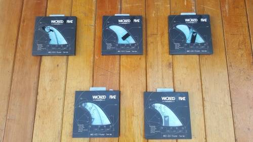 WICKED FINZ BRAND NEW SET OF 3 PER BOX