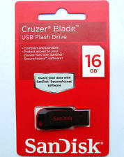 Sandisk Cruzer Blade 16GB USB Flash Drive in stock