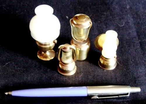 MINI BRASS LAMPS  for printers tray