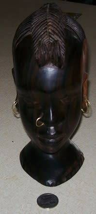 EBONY WOMAN'S HEAD
